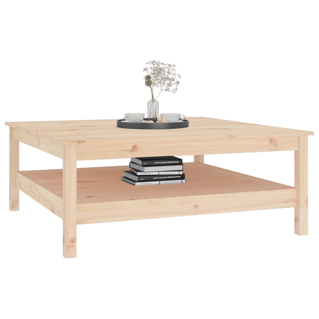 Table basse 100x100x40 cm Bois massif de pin - Tables basses