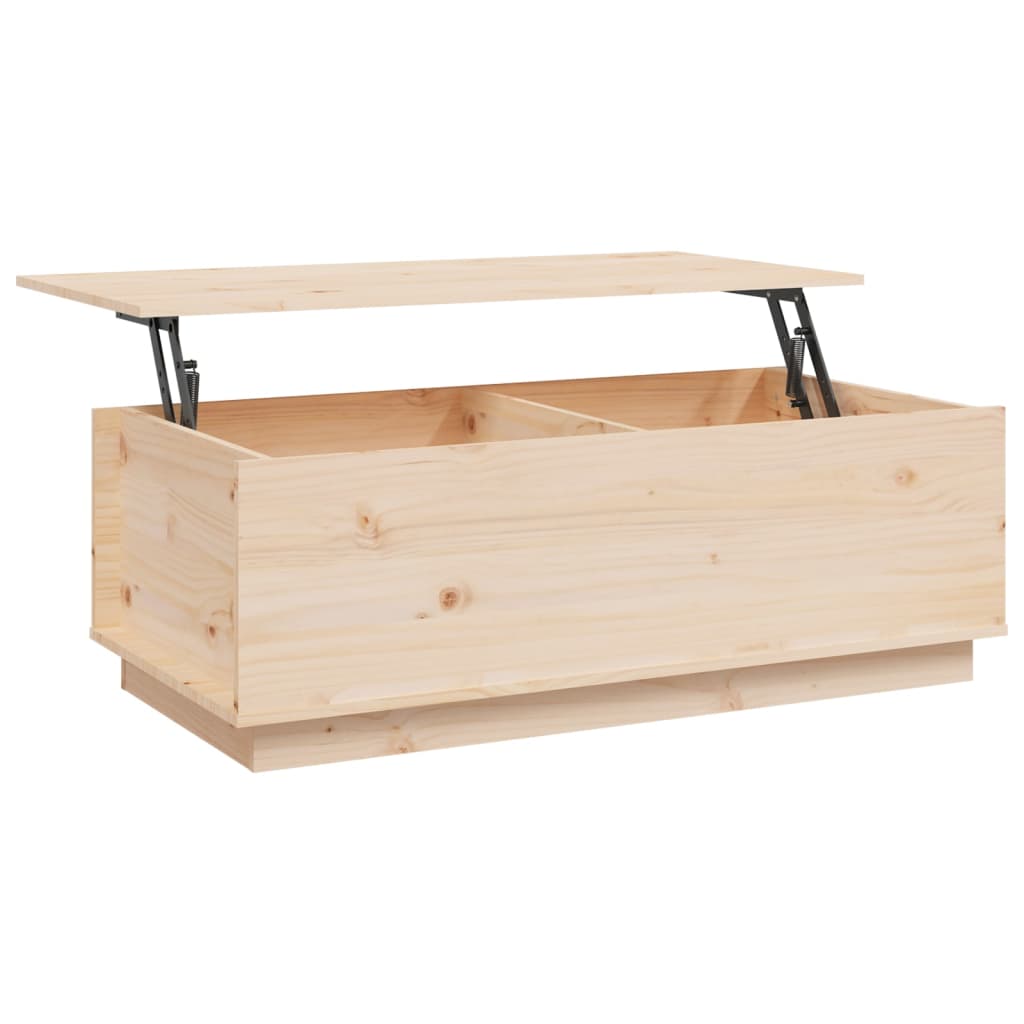 Table basse 100x50x35 cm Bois massif de pin - Tables basses