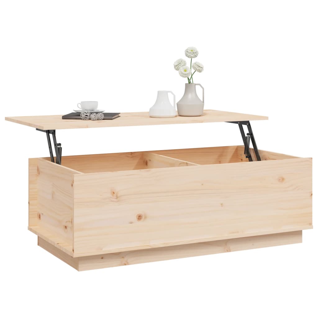 Table basse 100x50x35 cm Bois massif de pin - Tables basses