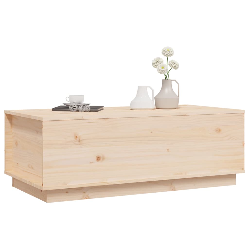 Table basse 100x50x35 cm Bois massif de pin - Tables basses