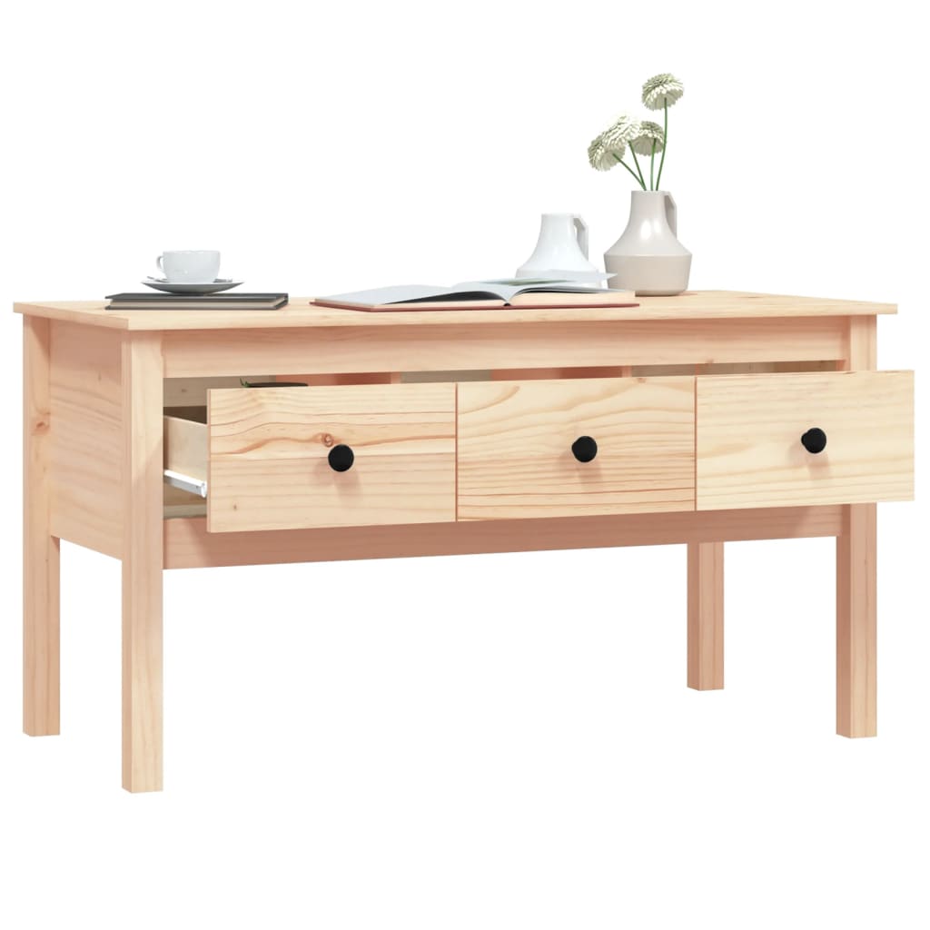 Table basse 102x49x55 cm Bois massif de pin - Tables basses
