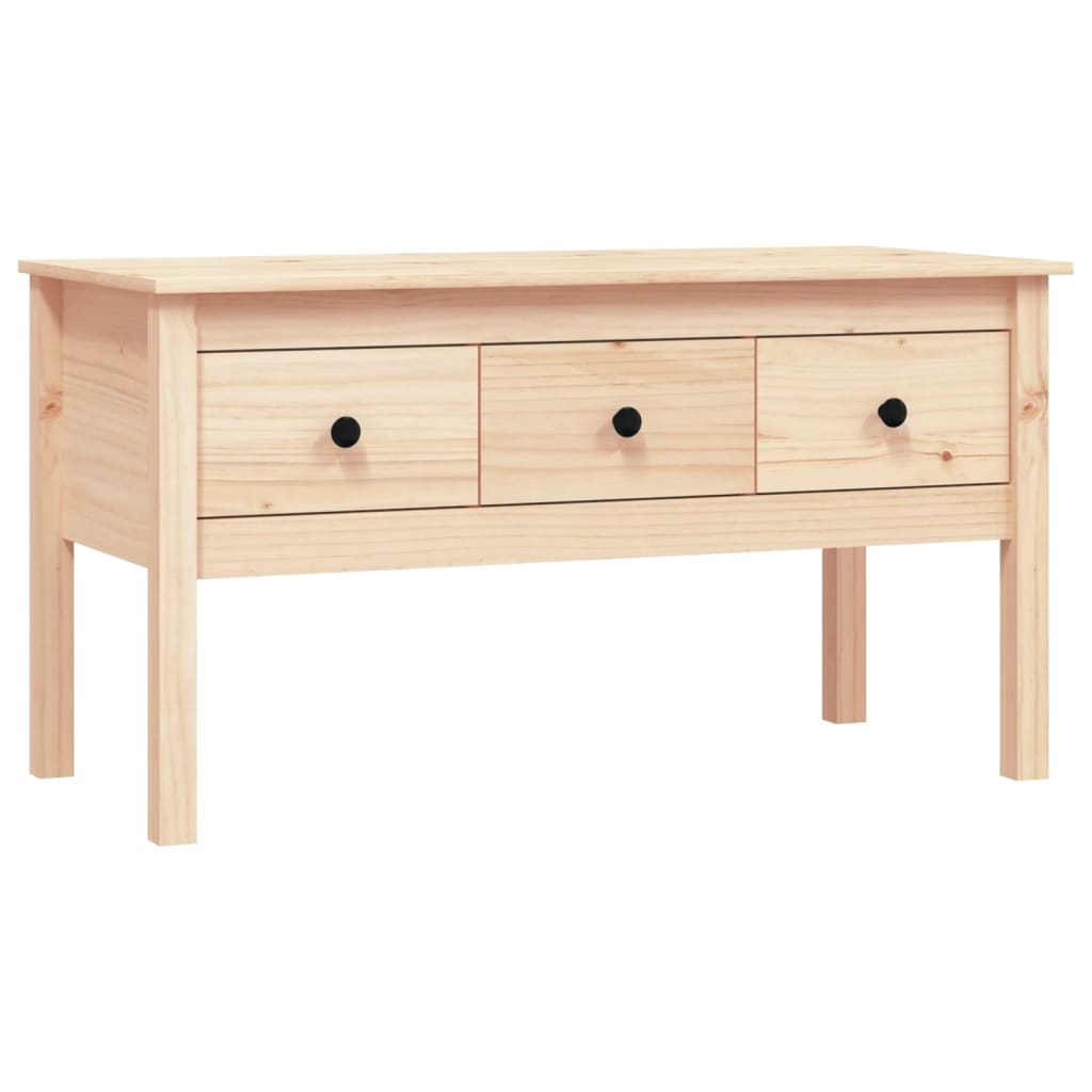 Table basse 102x49x55 cm Bois massif de pin - Tables basses