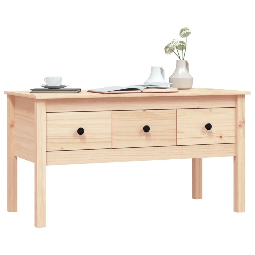 Table basse 102x49x55 cm Bois massif de pin - Tables basses