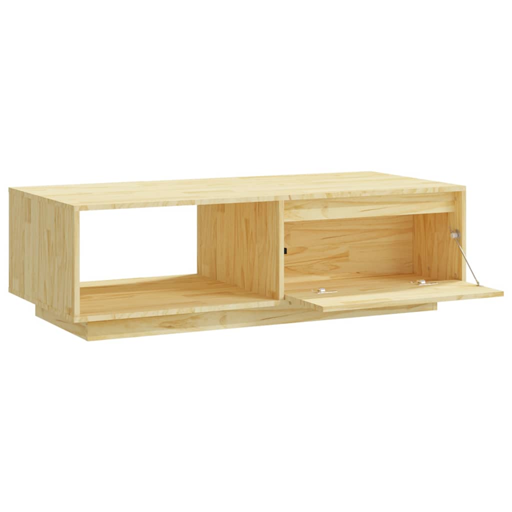 Table basse 110x50x33,5 cm bois de pin massif - Tables basses