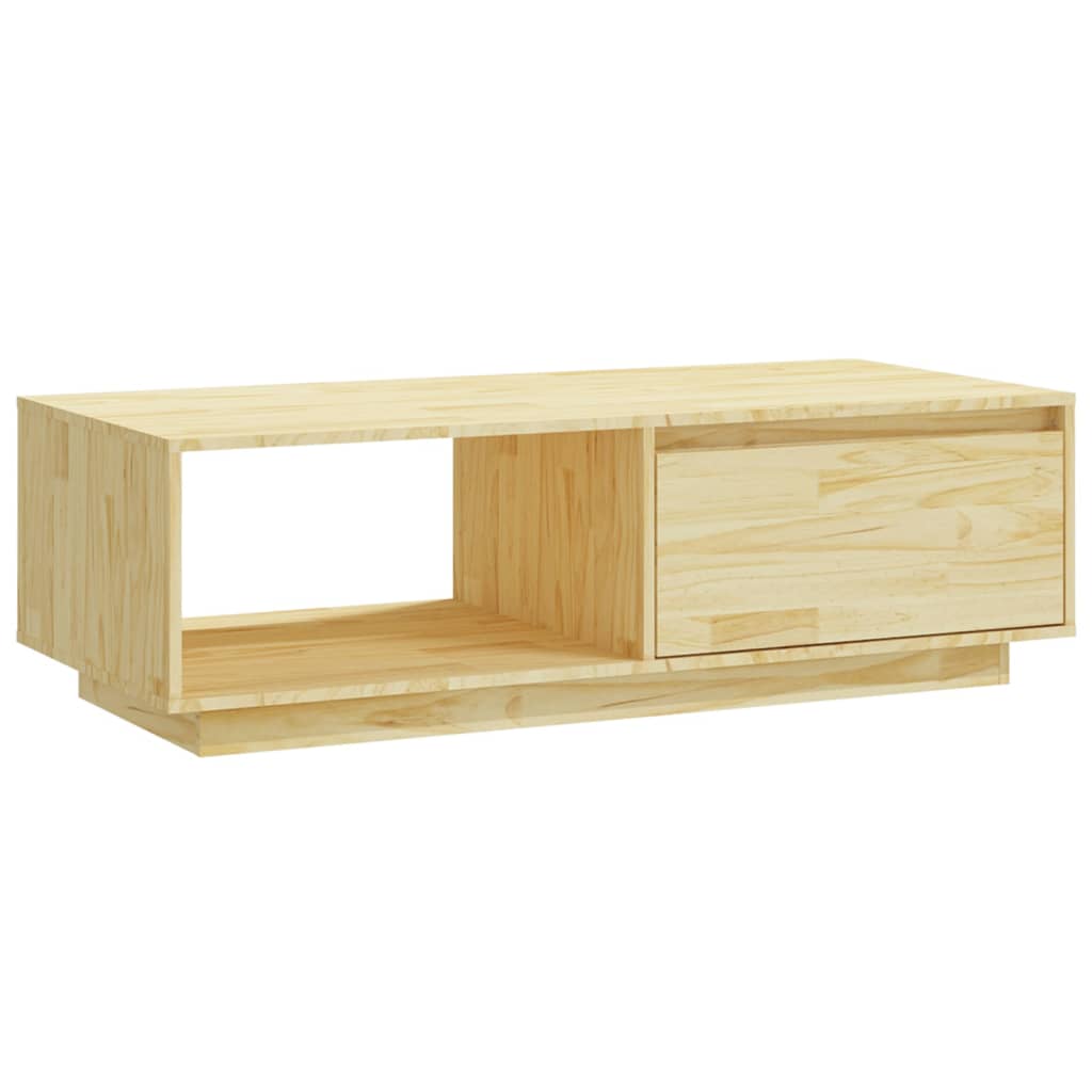 Table basse 110x50x33,5 cm bois de pin massif - Tables basses