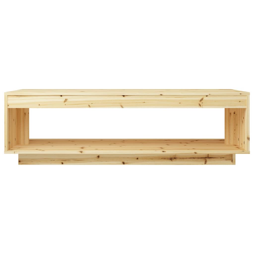 Table basse 110x50x33,5 cm bois de sapin massif - Tables basses