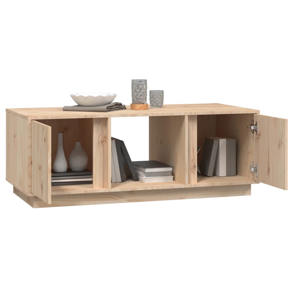 Table basse 110x50x40 cm Bois massif de pin - Tables basses