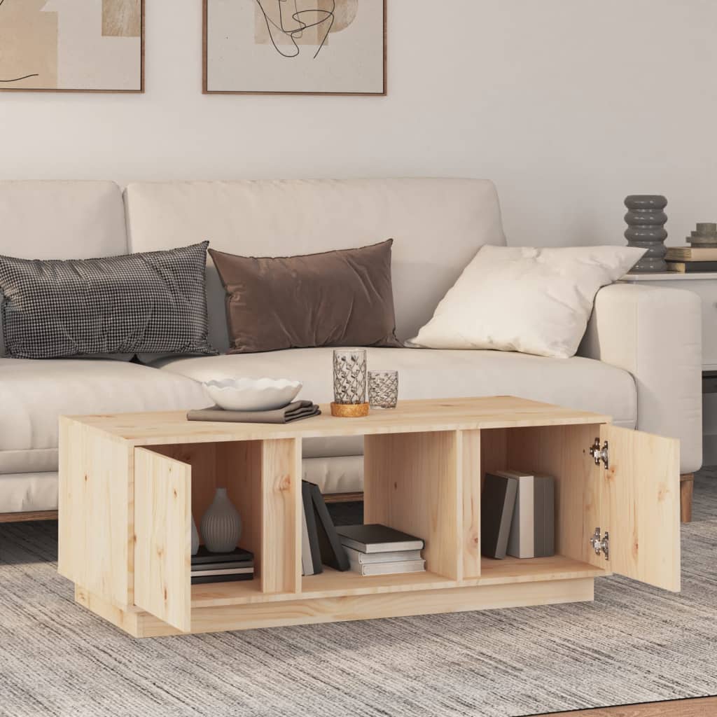 Table basse 110x50x40 cm Bois massif de pin - Tables basses
