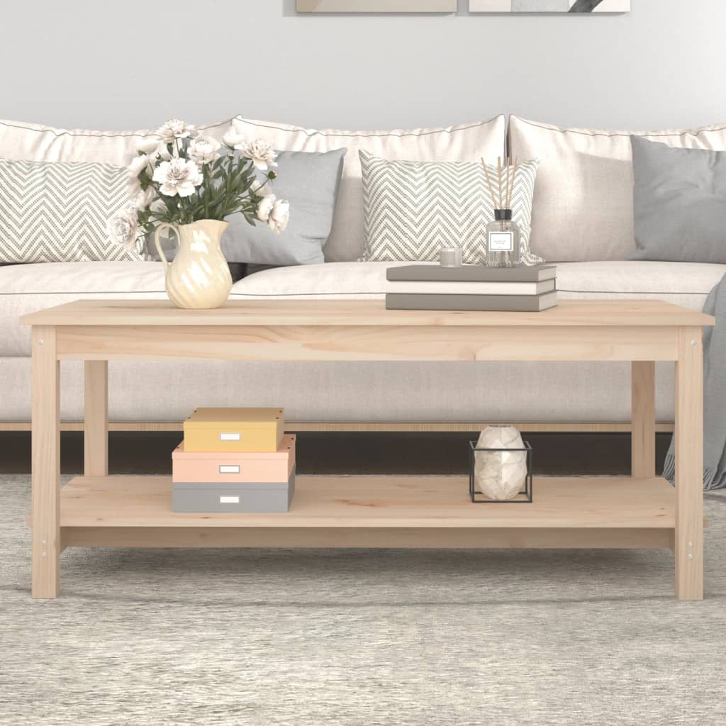 Table basse 110x55x45 cm Bois massif de pin - Tables basses