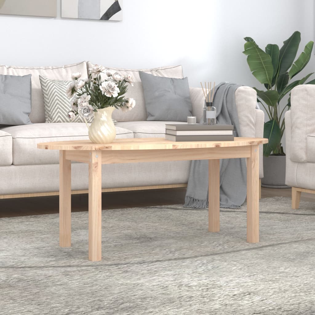 Table basse 110x55x45 cm Bois massif de pin - Tables basses