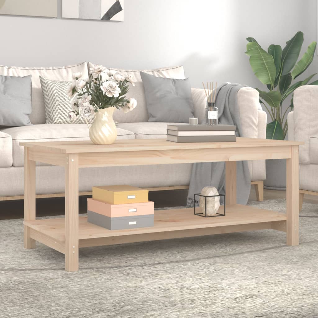 Table basse 110x55x45 cm Bois massif de pin - Tables basses