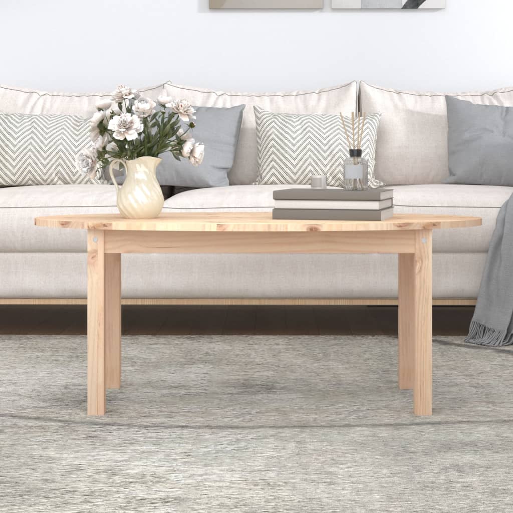 Table basse 110x55x45 cm Bois massif de pin - Tables basses