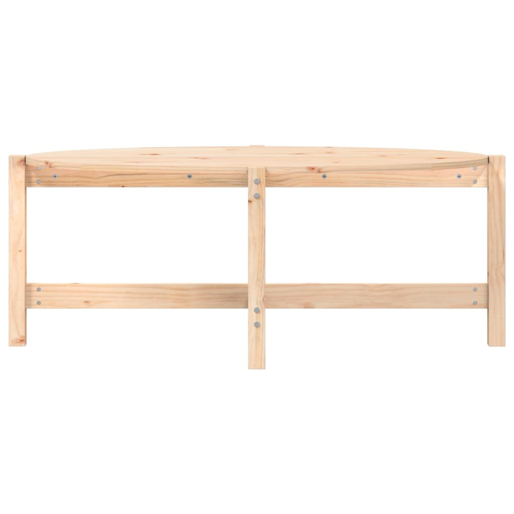 Table basse 118x63x45 cm Bois massif de pin - Tables basses