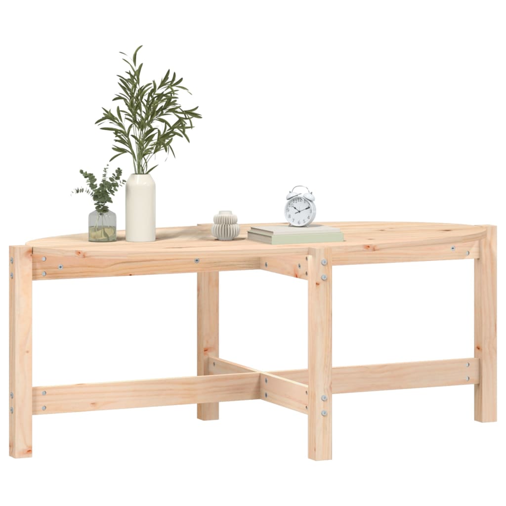 Table basse 118x63x45 cm Bois massif de pin - Tables basses