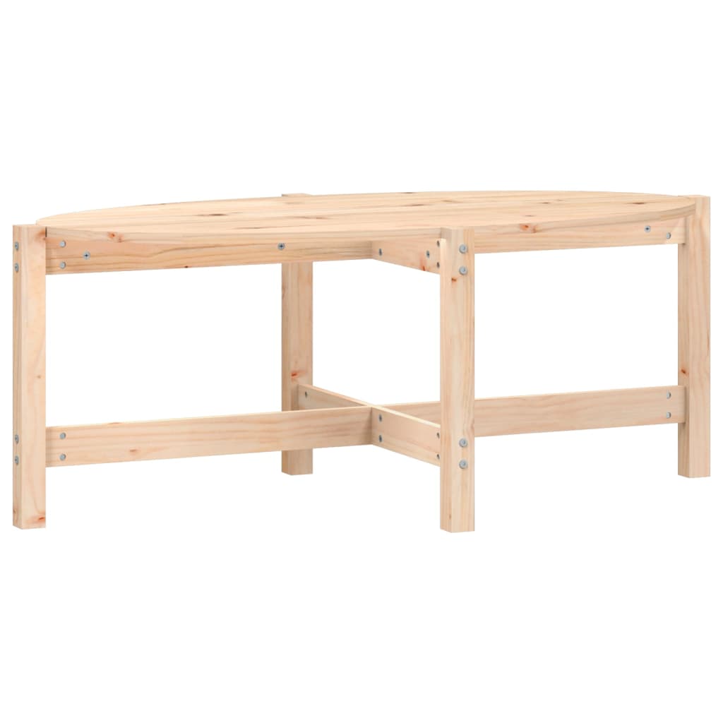 Table basse 118x63x45 cm Bois massif de pin - Tables basses