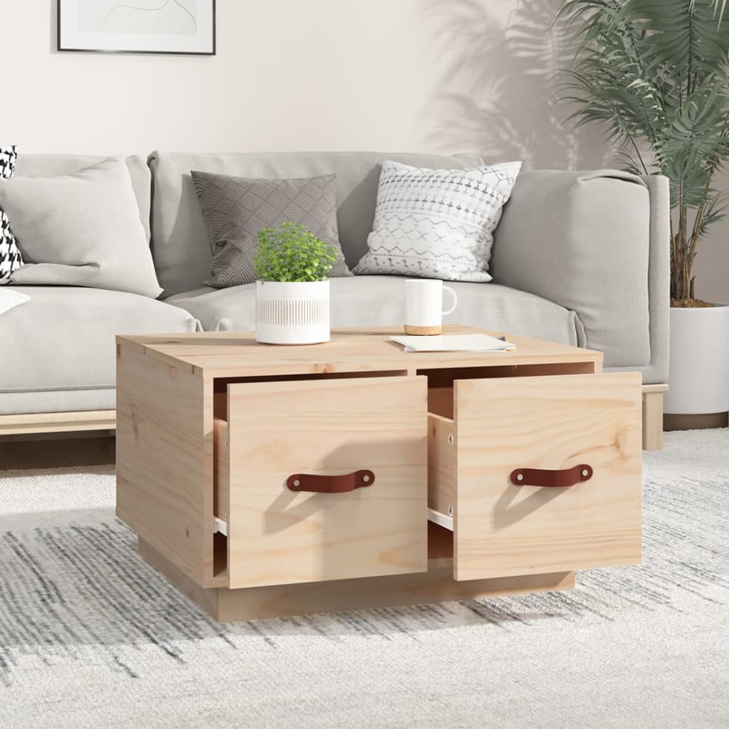 Table basse 60x53x35 cm Bois massif de pin - Tables basses