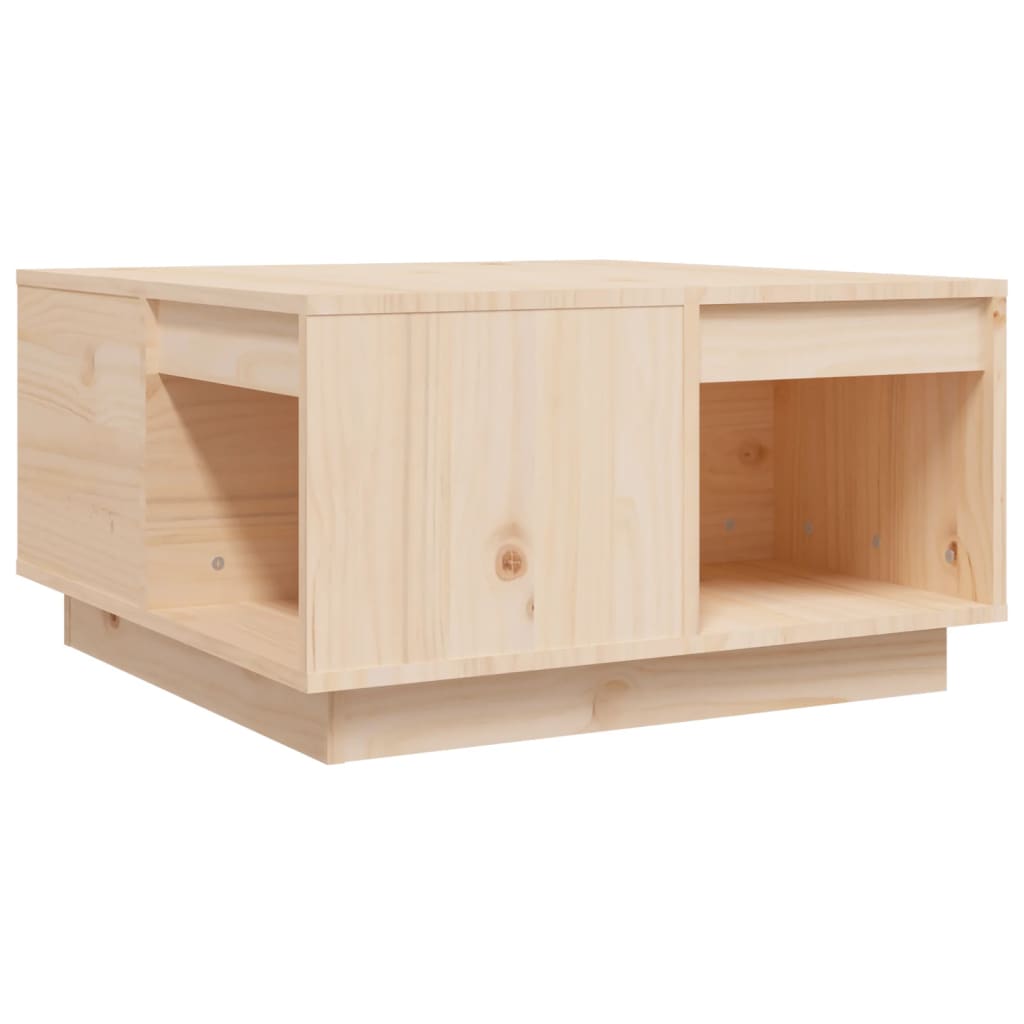 Table basse 60x61x32,5 cm Bois massif de pin - Tables basses