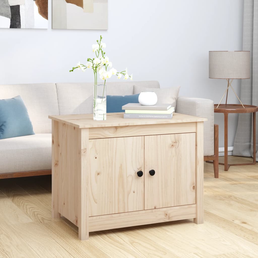 Table basse 71x49x55 cm Bois massif de pin - Tables basses