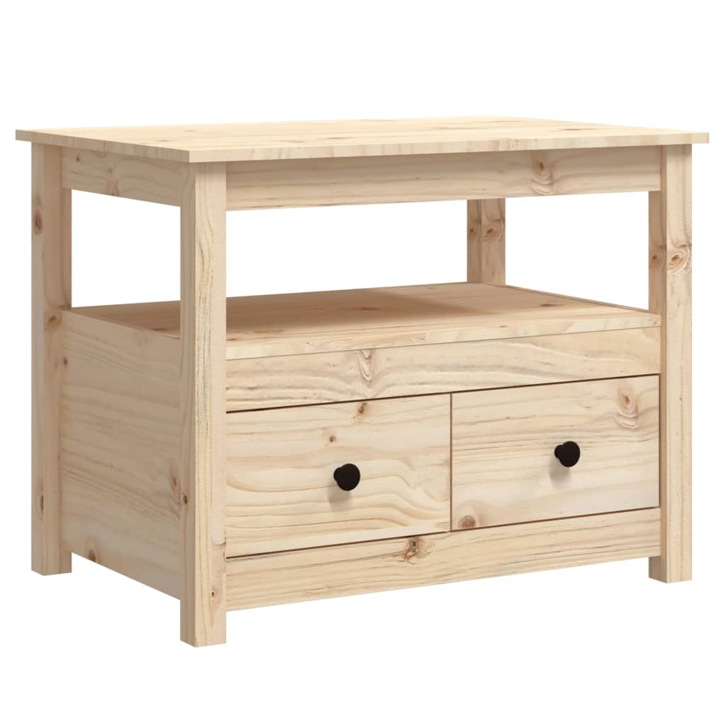 Table basse 71x49x55 cm Bois massif de pin - Tables basses