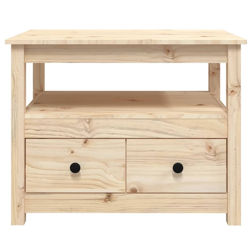 Table basse 71x49x55 cm Bois massif de pin - Tables basses