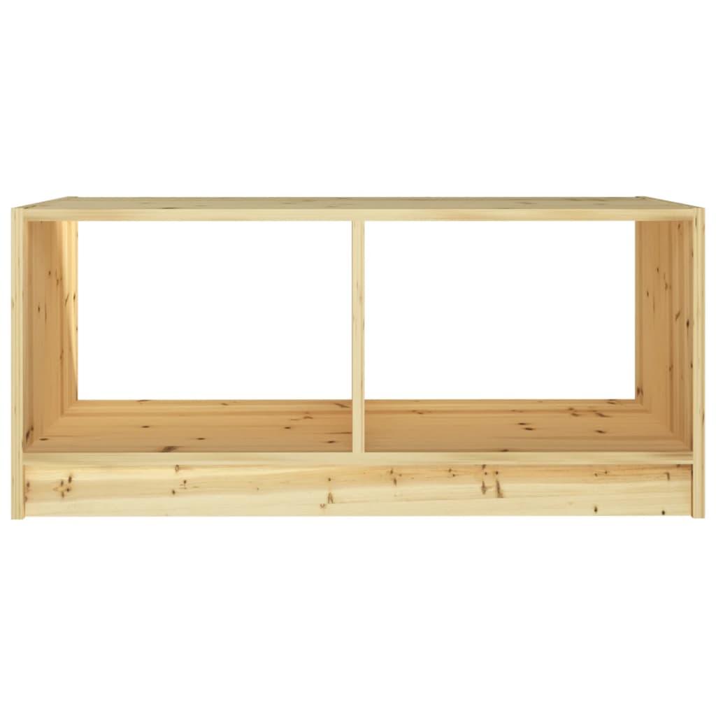 Table basse 75x50x33,5 cm bois de sapin massif - Tables basses