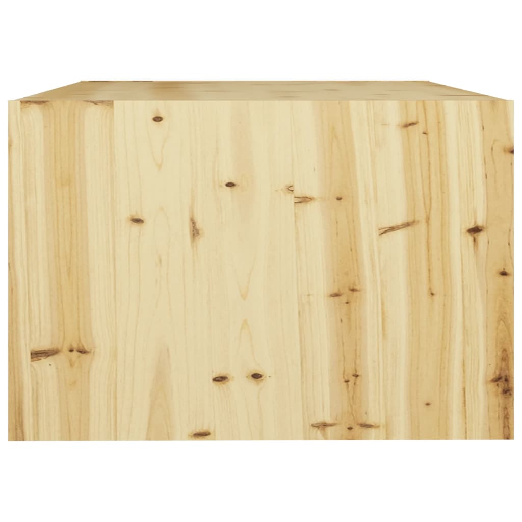 Table basse 75x50x33,5 cm bois de sapin massif - Tables basses