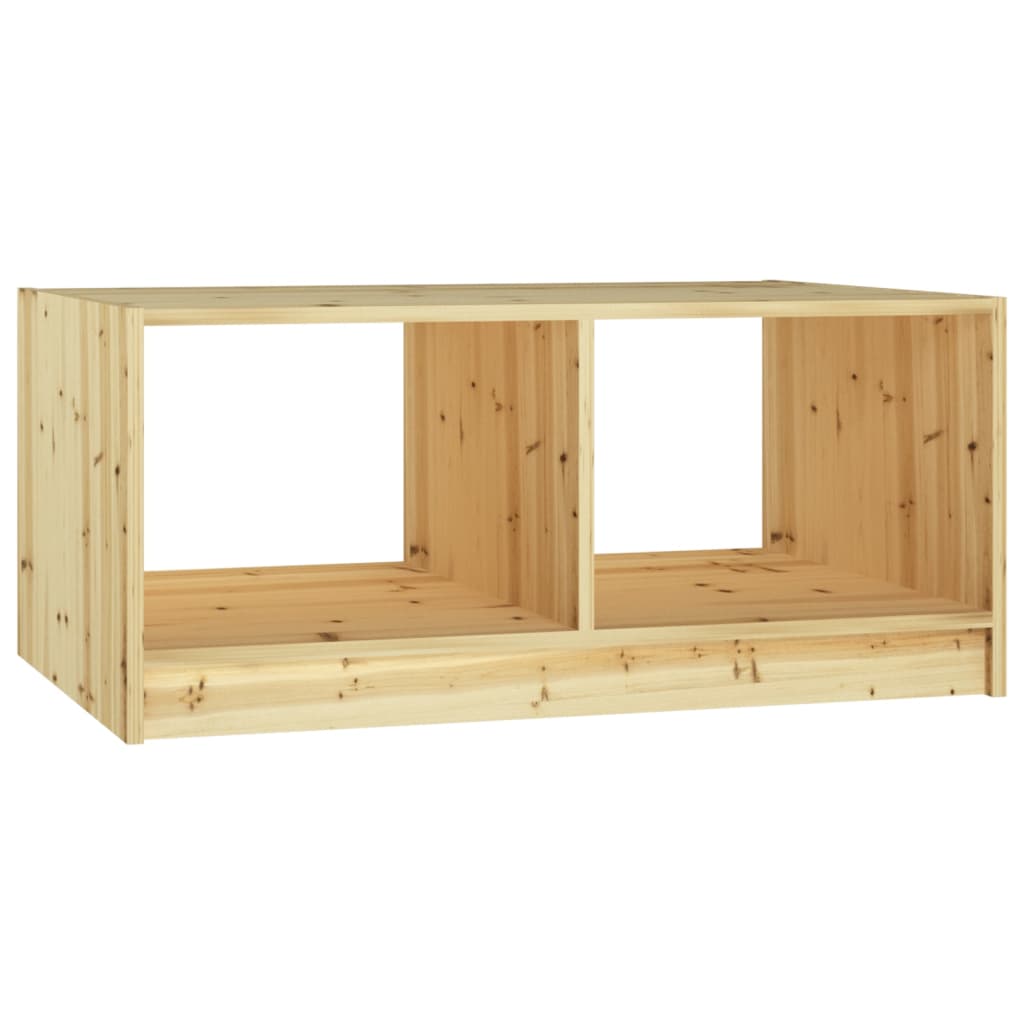 Table basse 75x50x33,5 cm bois de sapin massif - Tables basses
