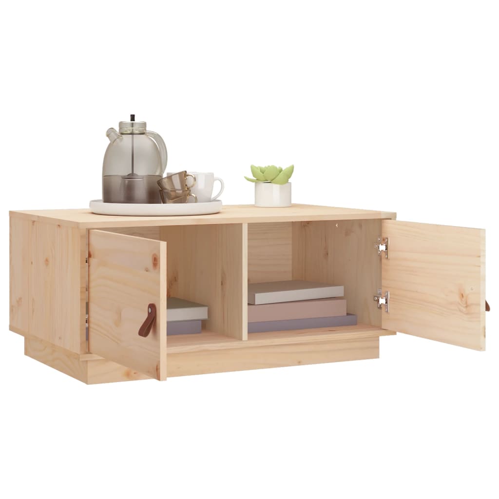 Table basse 80x50x35 cm Bois massif de pin - Tables basses