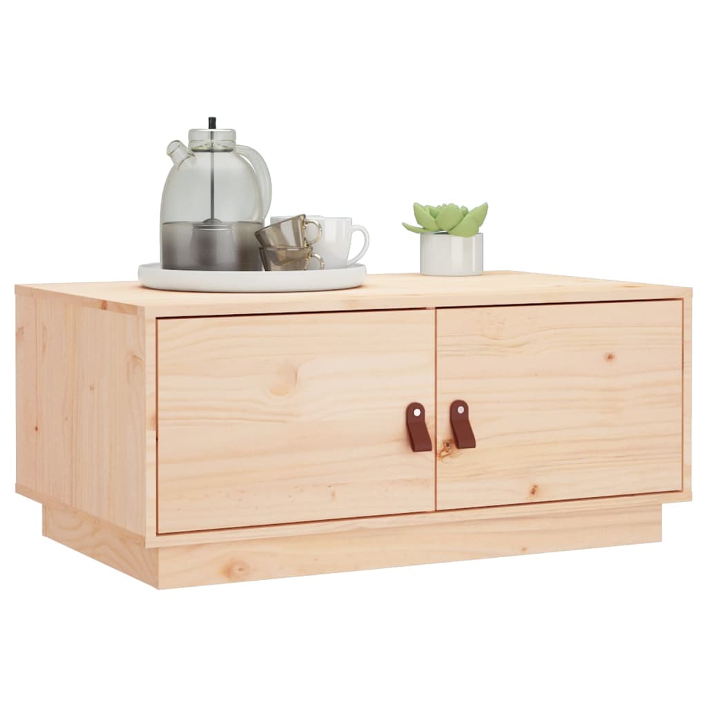 Table basse 80x50x35 cm Bois massif de pin - Tables basses