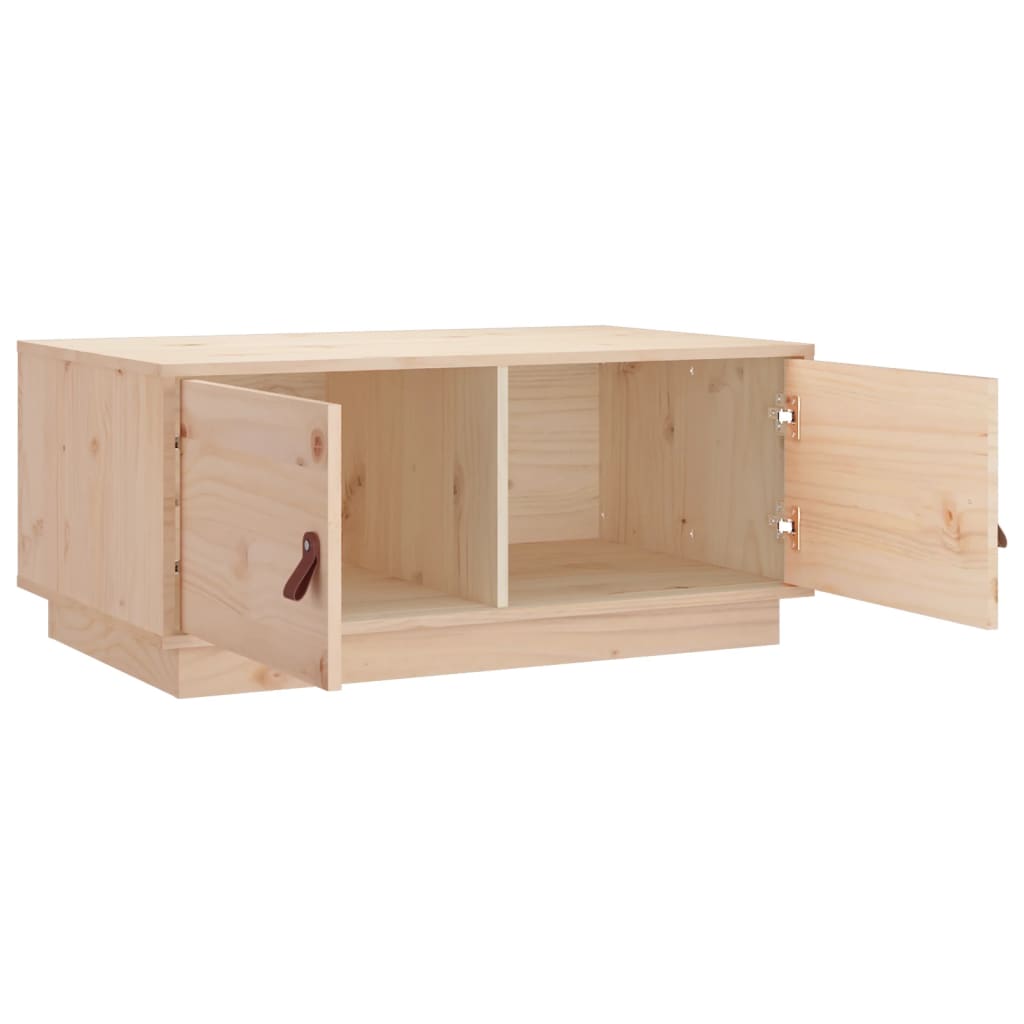 Table basse 80x50x35 cm Bois massif de pin - Tables basses