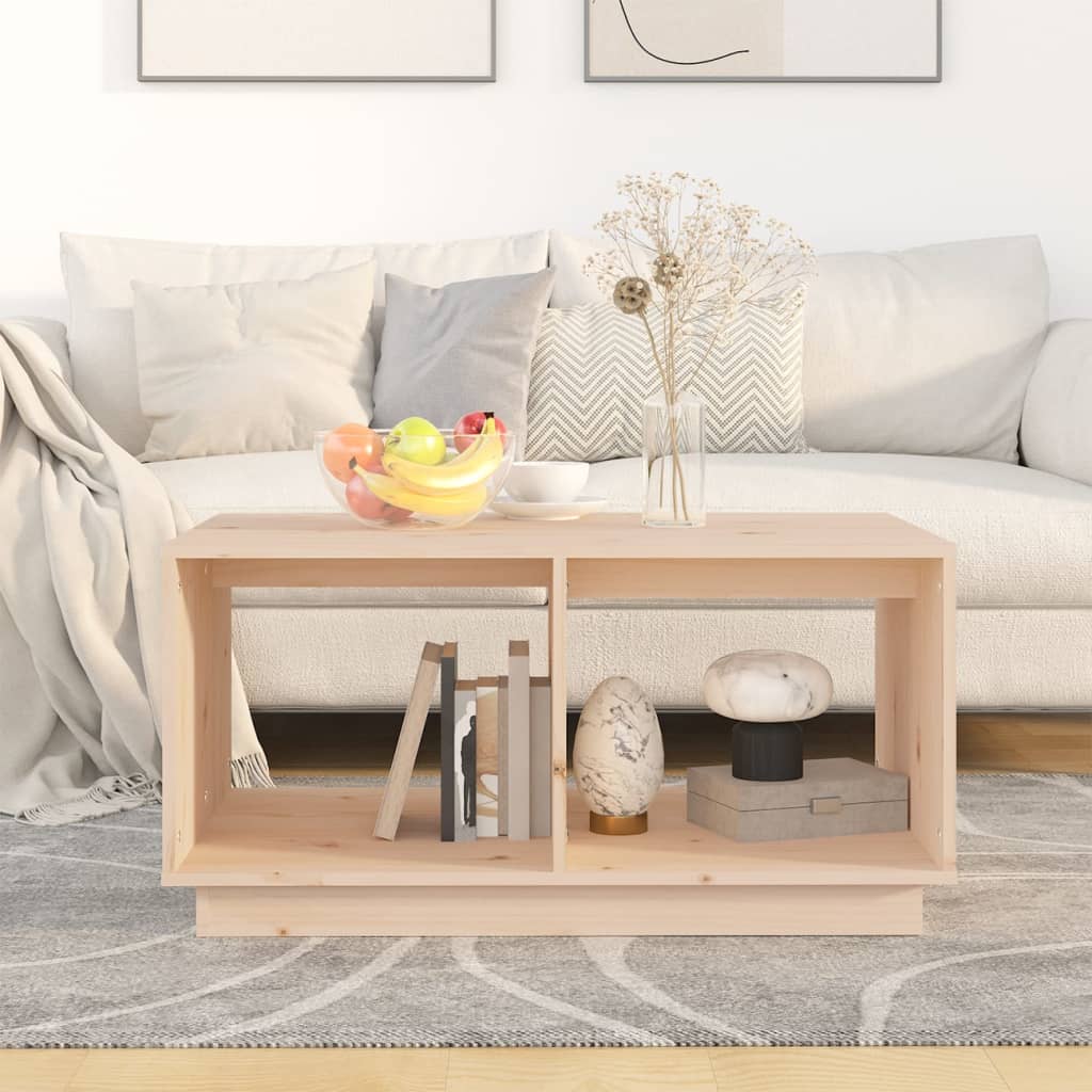Table basse 80x50x40 cm Bois massif de pin - Tables basses