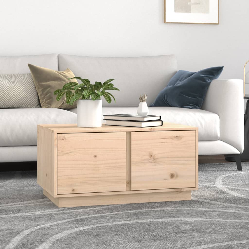 Table basse 80x50x40 cm Bois massif de pin - Tables basses