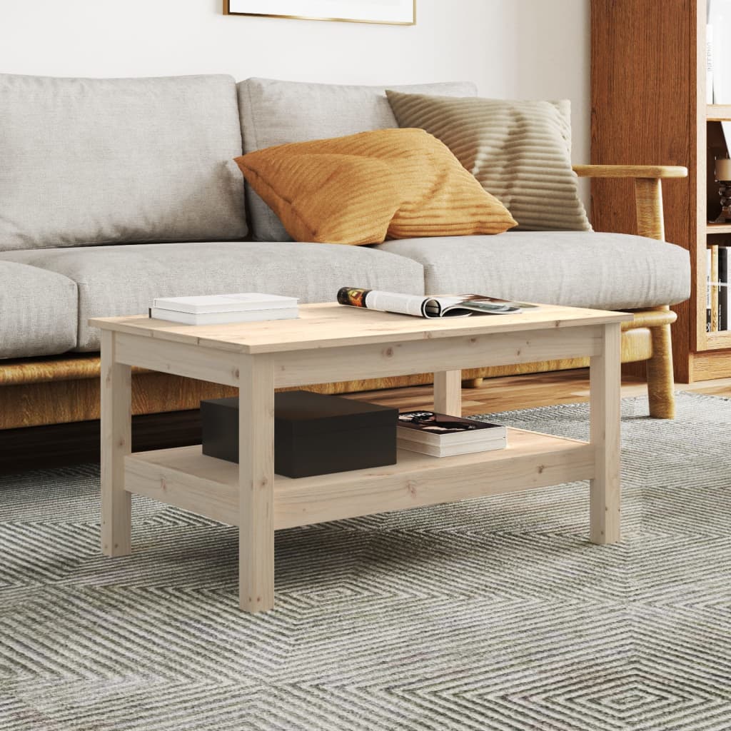 Table basse 80x50x40 cm Bois massif de pin - Tables basses