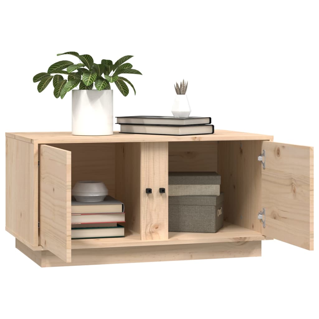 Table basse 80x50x40 cm Bois massif de pin - Tables basses