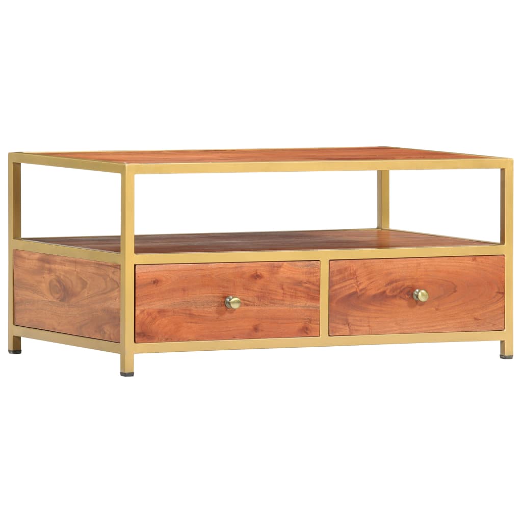 Table basse 90 x 50 x 40 cm Bois d’acacia massif - Tables basses
