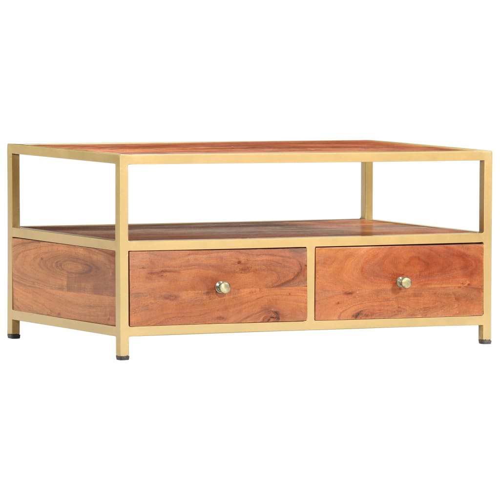 Table basse 90 x 50 x 40 cm Bois d’acacia massif - Tables basses