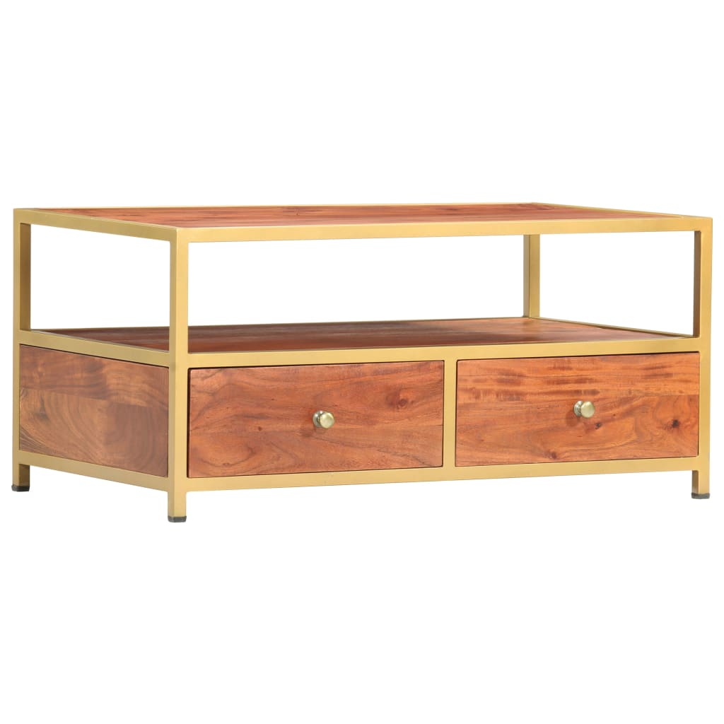 Table basse 90 x 50 x 40 cm Bois d’acacia massif - Tables basses
