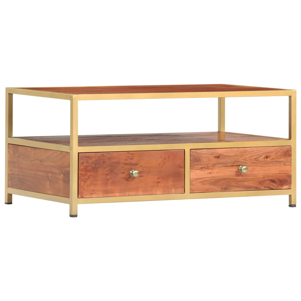 Table basse 90 x 50 x 40 cm Bois d’acacia massif - Tables basses