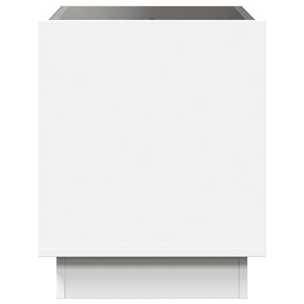 Table basse avec LED infini blanc 50x50x50 cm - Tables basses