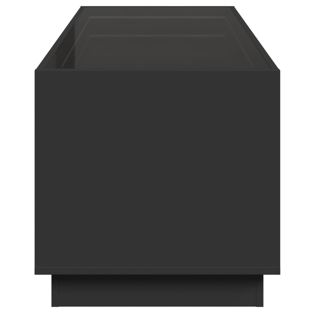 Table basse avec LED infini noir 90x50x50 cm - Tables basses