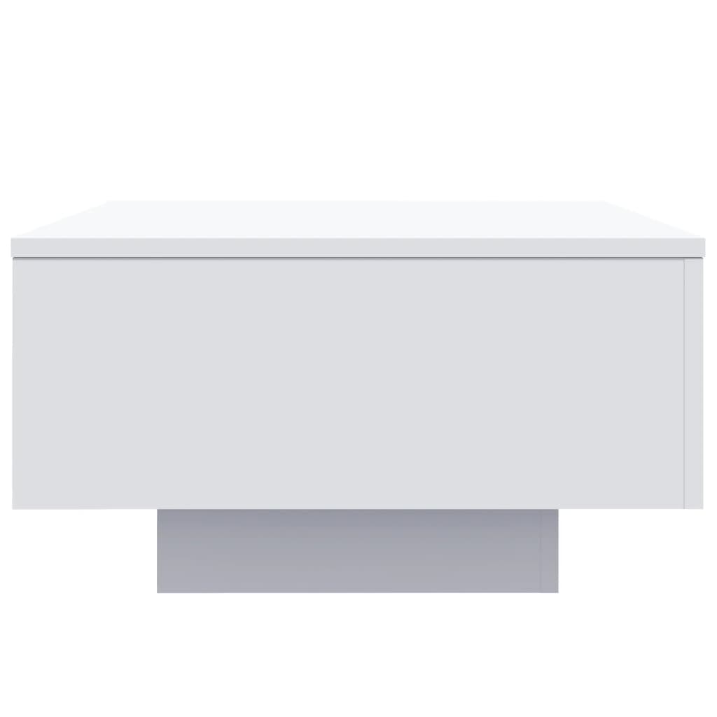 Table basse avec lumières LED blanc 55x55x31 cm - Tables basses