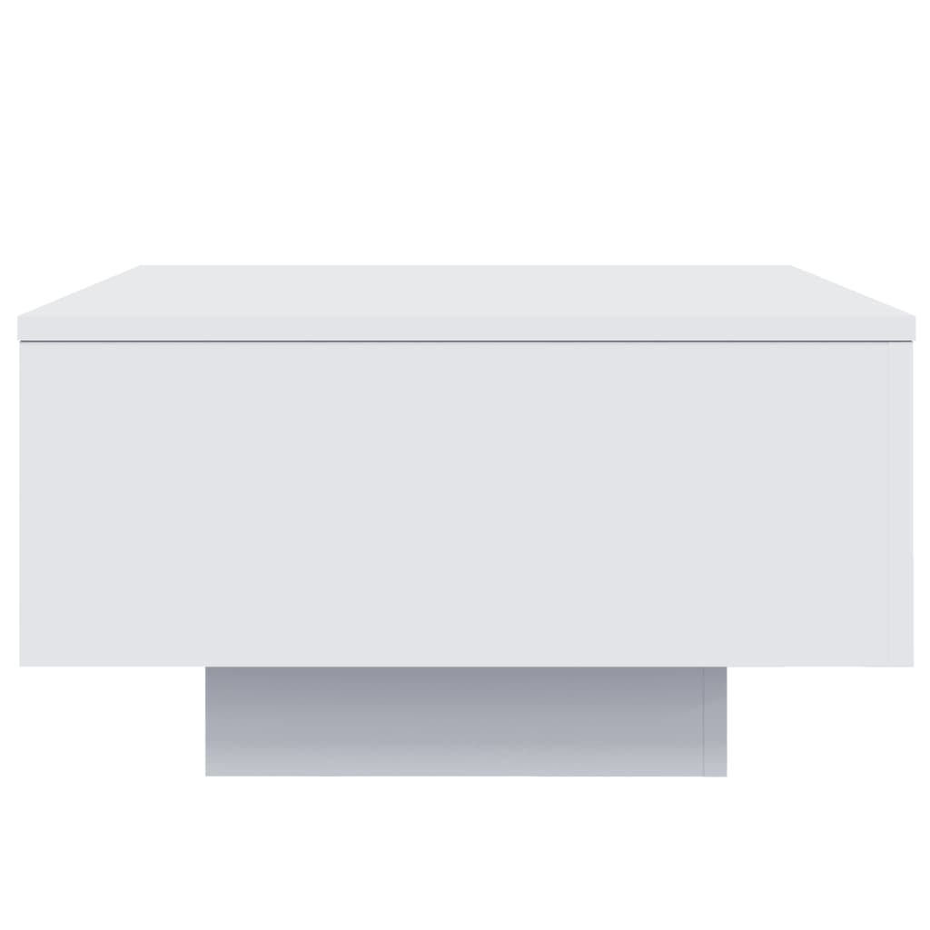 Table basse avec lumières LED blanc 55x55x31 cm - Tables basses