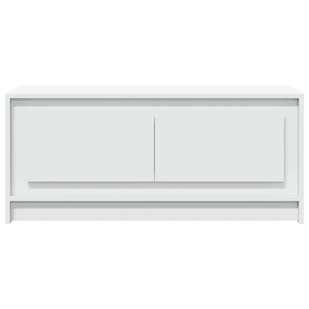 Table basse avec lumières LED blanc bois d’ingénierie - Tables basses