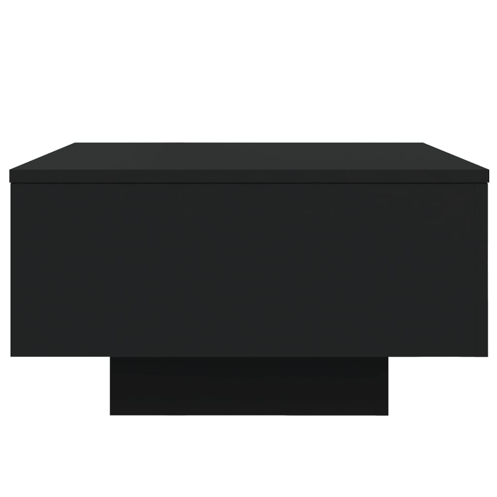 Table basse avec lumières LED noir 55x55x31 cm - Tables basses