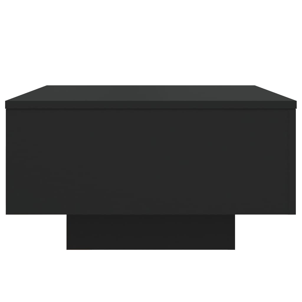 Table basse avec lumières LED noir 55x55x31 cm - Tables basses