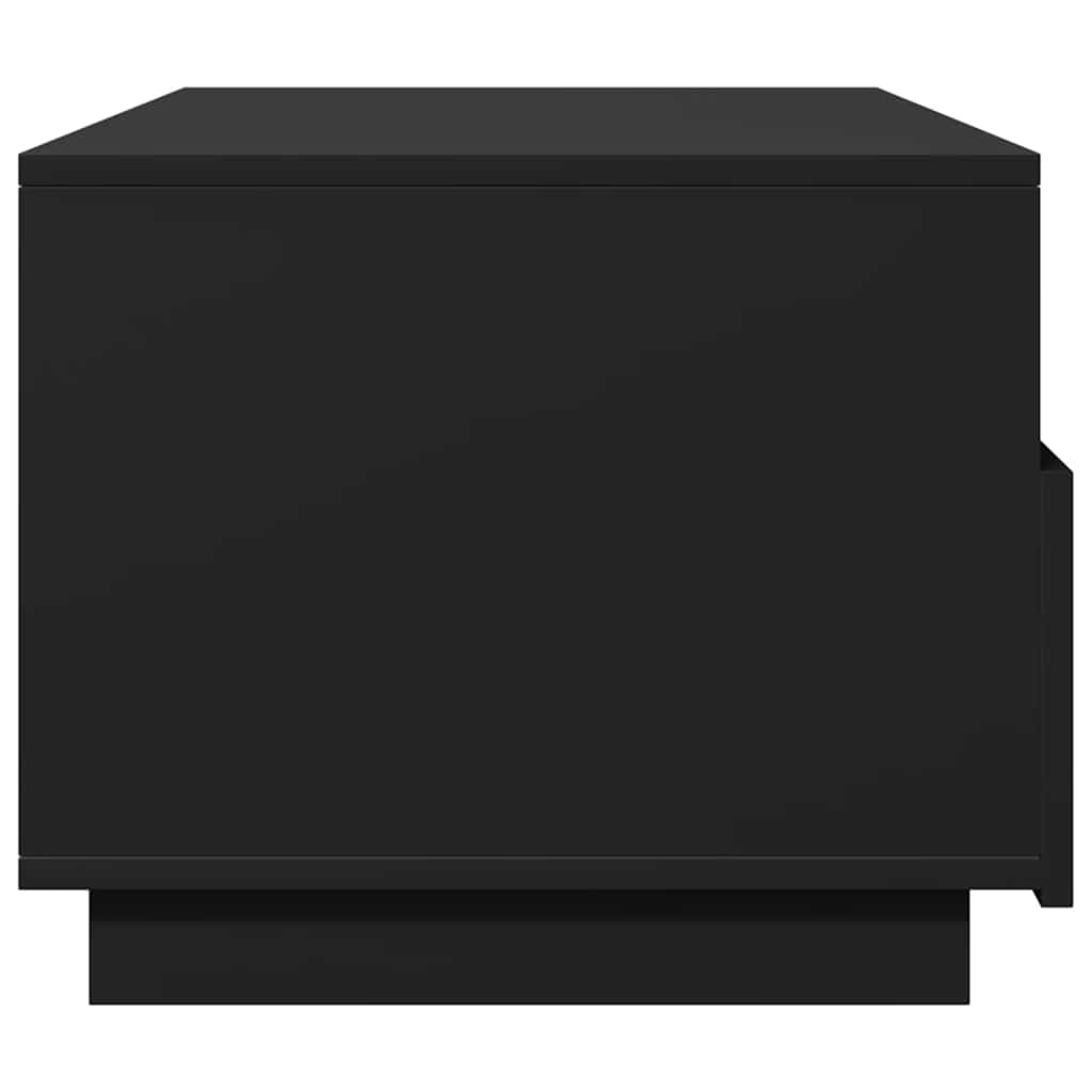 Table basse avec lumières LED noir 90x49x40 cm - Tables basses