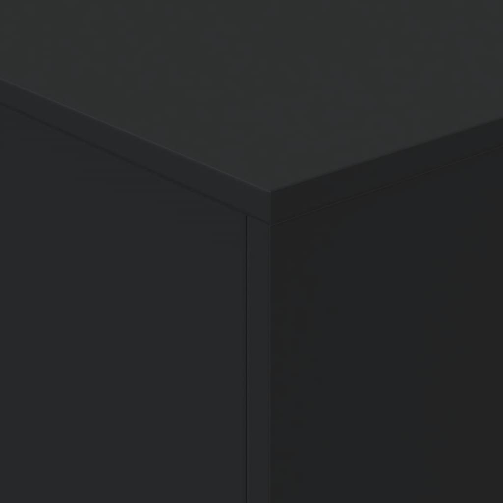 Table basse avec lumières LED noir 90x50x40 cm - Tables basses