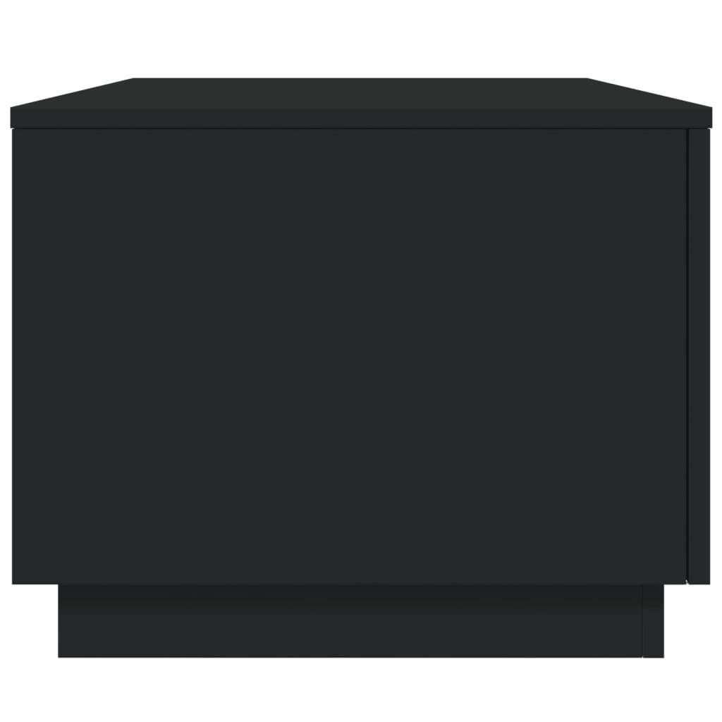 Table basse avec lumières LED noir 90x50x40 cm - Tables basses