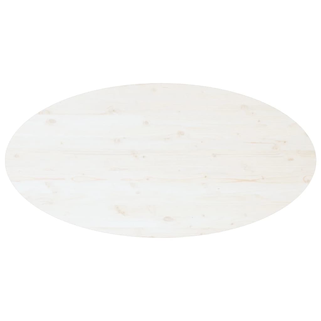 Table basse Blanc 110x55x45 cm Bois massif de pin - Tables basses