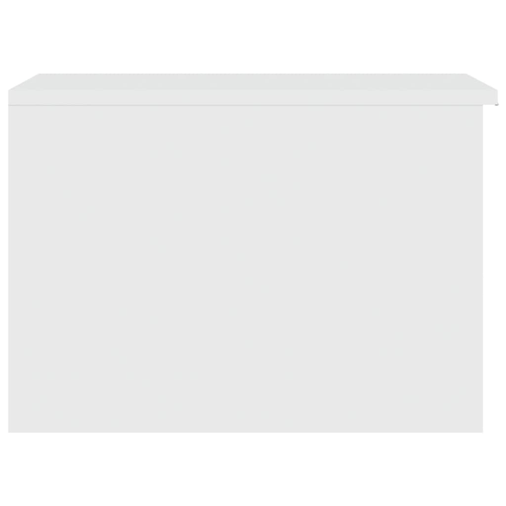 Table basse Blanc 50x50x36 cm Bois d’ingénierie - Tables basses